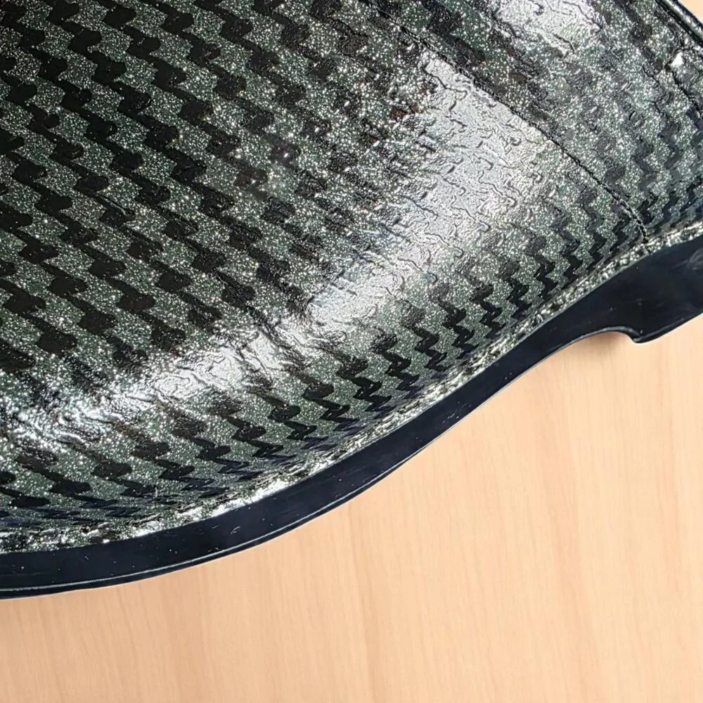 DANSKO ( 7.5) Classic Slip On Black, Green Glitter Professional All Day Clogs - Picture 4 of 10